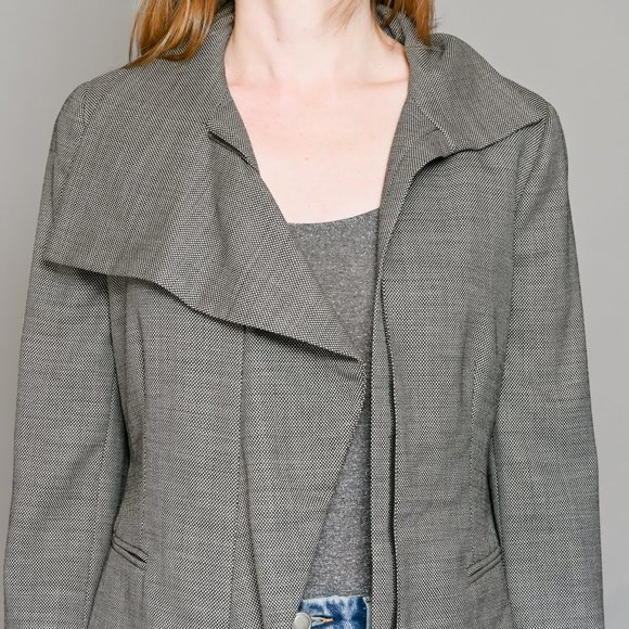 641. MAX MARA Virgin Wool Moto Blazer Jacket Sz 8 - Picture 2 of 7